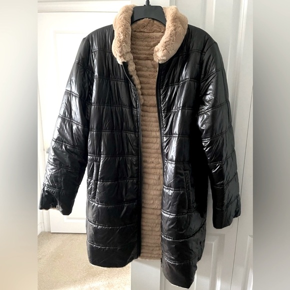 Adrienne Landau Reversible Jacket - Picture 2 of 5